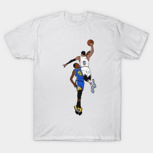 Westbrook dunks on Durant T-Shirt